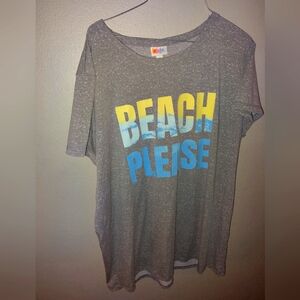 NWOT Lularoe Beach Size 2x